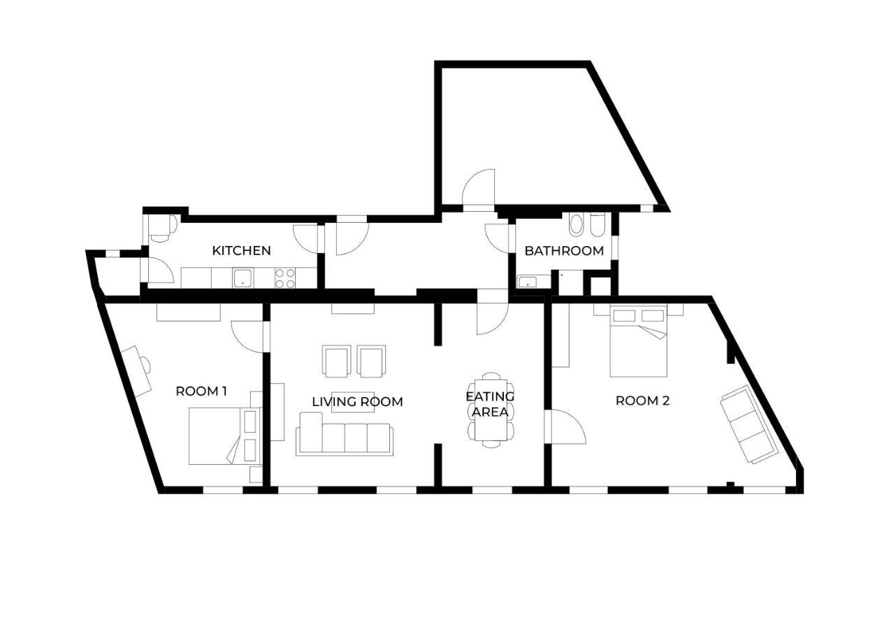 Ferienwohnung Luxurious, 2 Min To Casino And Roemertherme Baden Exterior foto